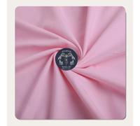 Poplin Polycotton Fabric by The Metre UK, 45 inch Wide Pink Cotton Polyester Fabric Material, Sewing Material, Lining Fabric, Dressmaking Fabric, Quilting Lining Cloth, by Pyrhan, (Pale-Pink)