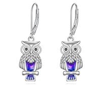 POPLYKE Sunflower/Paw Print Earrings 925 Sterling Silver Infinity Dangle Earrings Jewellery for Women, m, Not a gemstone, No Gemstone