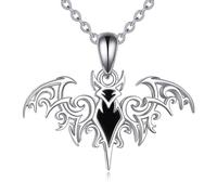 POPLYKE Witches Knot Necklace for Women Men 925 Sterling Silver Witch Knot Halloween Pendant Witchcraft Wicca Irish Jewelry Gifts for Women