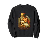 Popocatépetl and Iztaccíhuatl Aztec Volcano Lovers Sweatshirt