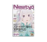 POPOORWQ Anime Starting from Scratch Character Portrait Poster Poster Decorative Painting Canvas Wall Posters And Art Picture Print Modern Family Bedroom Decor Posters 16x24inch(40x60cm)