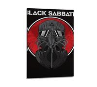 POPOORWQ Black Sabbath Metal Art Poster1 Poster Decorative Painting Canvas Wall Posters And Art Picture Print Modern Family Bedroom Decor Posters 20x30inch(50x75cm)