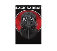POPOORWQ Black Sabbath Metal Art Poster1 Poster Decorative Painting Canvas Wall Posters And Art Picture Print Modern Family Bedroom Decor Posters 24x36inch(60x90cm)