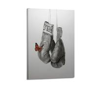 POPOORWQ Boxing Gloves Metal Art Poster Poster Decorative Painting Canvas Wall Posters And Art Picture Print Modern Family Bedroom Decor Posters 16x24inch(40x60cm)