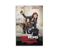 POPOORWQ Christmas Poster from The Movie Bad Moms Poster Decorative Painting Canvas Wall Posters And Art Picture Print Modern Family Bedroom Decor Posters 24x36inch(60x90cm)
