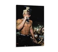 POPOORWQ Cool And Handsome Singer XXXTentacion Poster Poster Decorative Painting Canvas Wall Posters And Art Picture Print Modern Family Bedroom Decor Posters 16x24inch(40x60cm)