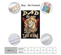 POPOORWQ Dad He And The Legend of Man King Poster Poster Decorative Painting Canvas Wall Posters And Art Picture Print Modern Family Bedroom Decor Posters 08x12inch(20x30cm)