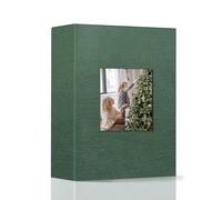 Popotop Photo Album 4x6-100 Photos Photo Books with 100 Vertical Pockets,Linen Cover Albums for Family Wedding Anniversary Baby Vacation Pictures