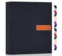 popotop Photo Album 4x6 1000 Pockets Photo with Tag Linen Hard Cover Photo Albums for Wedding Gifts Baby Memory Travel Anniversary Birthday School Picture Book with Horizontal