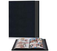 Popotop Photo Album 4x6 200 Pockets for Wedding Gifts,Linen Hardcover Picture Albums for Family Anniversary Baby Vacation Pictures