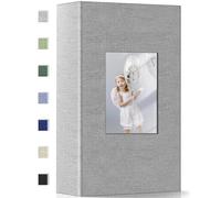 Popotop Photo Album 4x6-300 Photos Linen Cover Photo Books with 300 Horizontal Pockets,Slip-in Picture Albums for Family Wedding Anniversary Baby Vacation Pictures