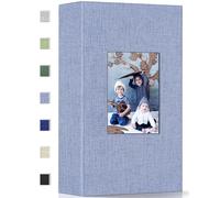 Popotop Photo Album 4x6-300 Photos Linen Cover Photo Books with 300 Horizontal Pockets,Slip-in Picture Albums for Family Wedding Anniversary Baby Vacation Pictures