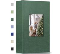 Popotop Photo Album 4x6-300 Photos Linen Cover Photo Books with 300 Horizontal Pockets,Slip-in Picture Albums for Family Wedding Anniversary Baby Vacation Pictures