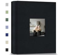 Popotop Photo Album 4x6-600 Photos Photo Books with 600 Horizontal and Vertical Pockets,Linen Cover Albums for Family Wedding Anniversary Baby Vacation Pictures