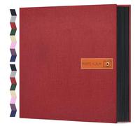 popotop Photo Album 4x6 600 Pockets Photo with Tag Linen Hard Cover Photo Albums for Wedding Gifts Baby Memory Travel Anniversary Birthday School Picture Book with Horizontal