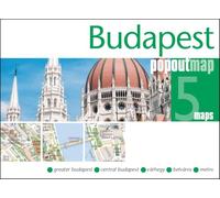 PopOut Map Budapest - Pocket-Sized Pop-Up Street Map of Buda | Pest | Budapest Metro Map | Compact Travel Map