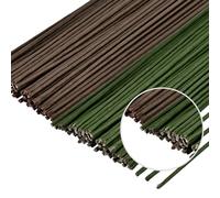 POPOYU 200Pcs Florist Wire,Flower Wire Stems,Floristry Wires for Wreath Making,Florist Flexible Wire,Bouquet Wire Craft Wire Florist for Flower Stub Stem Handmade DIY Craft Flower Arranging Supplies