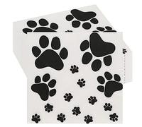 POPOYU 20Pcs Jungle Safari Animal Party Dog Paw Print Paper Napkins,Jungle Animal Party Paper Serviettes,Jungle Theme Party Tableware Decorations Set Jungle Safari Reptile Party Table Supplies