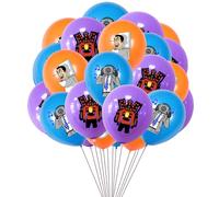POPOYU 20Pcs Toilet Birthday Party Balloons,Titan TV Man Latex Balloons Toilet man Party Decoration,Purple Blue Kids PartyBalloons Helium Balloon for Fans Themed Party Supplies