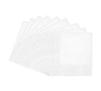 POPOYU 20Pcs White Serviettes Paper Napkins 33x33cm Paper Tissues, Cocktail Napkins, Everyday Tissues Ideal for Parties, Christmas, Halloween, Wedding, Thanksgiving, Solid Colours Choose Colours