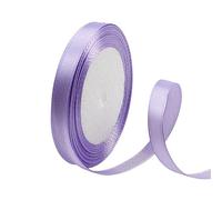 POPOYU 23m Purple Satin Ribbon 10mm Crafting,Fabric Double Sided Ribbon Balloon Ribbon Cake Ribbon Thick Purple Ribbon for Gift Wrapping,Xmas,Wedding,Hair Bows Making,Cake Birthday Party Decorations