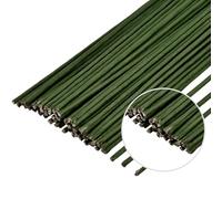 POPOYU 30Pcs 1mm Florist Wire,Flower Wire Stems,Floristry Wires for Wreath Making,Florist Brown,Bouquet Craft for Flower Stub Stem Handmade DIY Craft Arranging Supplies