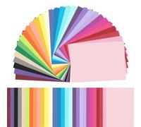 POPOYU 60Pcs Tissue Paper for Wrapping Gifts,Mixed Color 35x50cm Tissue Paper Sheets for Packaging,Wrapping Paper Sheets Acid Free Tissue Paper for Christmas Birthday Gifts Wrapping,DIY Floral Crafts