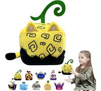 POPOYU Blox Fruits Plushies,Blox Fruits Soft Stuffed Animal Pillow,BloxFruits Plush Box Toy,Cute Animal Soft Stuffed blox Fruit Figure Soul Plush Doll Toys for Kids Birthday Gifts Bedroom Decoration