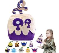 POPOYU Blox Fruits Plushies,Blox Fruits Soft Stuffed Animal Pillow,BloxFruits Plush Box Toy,Cute Animal Soft Stuffed blox Fruit Figure Soul Plush Doll Toys for Kids Birthday Gifts Bedroom Decoration
