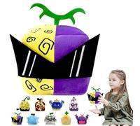 POPOYU Blox Fruits Plushies,Blox Fruits Soft Stuffed Animal Pillow,BloxFruits Plush Box Toy,Cute Animal Soft Stuffed blox Fruit Figure Soul Plush Doll Toys for Kids Birthday Gifts Bedroom Decoration