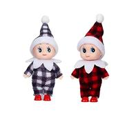 POPOYU Christmas Baby Elf Doll for Boys&Girls,Christmas Accessory Tiny BabyElf Doll Xmas Tradition Mini Elf Baby Doll Novelty Toys,Baby Elves Dolls Toy for Kids Xmas New Year Gift Stocking Stuffers