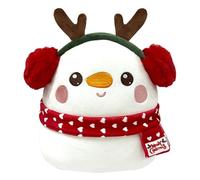 POPOYU Christmas Snowman Stuffed Plush Pillow,2024 New Christmas Pillows for Boys Girls,Soft Hugging Pillow Cute Snowman Plush Toy for Kids Christmas Party Favor Gift,Sofa Bedroom Room Decoration