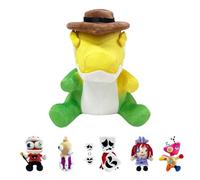 POPOYU Digital Gummigoo Plushies Stuffed Kinger Gummigoo Plushie Doll,The Amazing Circus Gangle Caine Plush Toys,Cute Soft Stuffed Figure Plush Doll for Kids Boys Girls TV fans Birthday Gifts