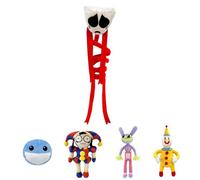 POPOYU Digital Pomni Jax Plushies Stuffed Pomni Jax Plushie Doll,The Amazing Circus Jumper Plush Toys,Cute Soft Stuffed Figure Plush Doll for Kids Boys Girls TV fans Birthday Gifts
