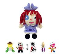 POPOYU Digital Ragatha Plushies Stuffed Kinger Ragatha Plushie Doll,The Amazing Circus Gangle Caine Plush Toys,Cute Soft Stuffed Figure Plush Doll for Kids Boys Girls TV fans Birthday Gifts