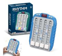 POPOYU Electronic Music Rhythm Game Machine Handheld,Upgraded Rhythm Master Game Console Quick Press Push Game,Pop It Game Sensory Fidget Toys for Kids Age 4 5 6 7 8 9 Gifts,Christmas Stocking Fillers