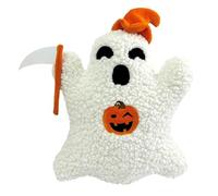 POPOYU Halloween Ghost Plush Cushion Pillows 20cm,Halloween.Throw Ghost Pillow,GhostSpooky Cushion Sofa Bed Home Decor for Halloween,Cute Boo Pillow for HalloweenParty Game,Boo Basket Gifts