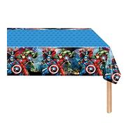 POPOYU Marvel Avengers Kids Party Table Cloth,Superhero Table Cover,SuperHero Kids Party Tableware Decorations,Captain America Party Tablecloth for Kids Boys Marvel Birthday Party Supplies