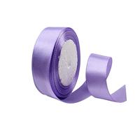 POPOYU Mermaid Purple Satin Ribbon Rolls 25MM X 23M, Double Sided Satin Polyester Ribbon for Fabric, DIY Art & Crafts, Hair Bows, Wrapping, Balloons, Wedding Favors & Home Decorations, Sewing Project