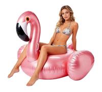 POPOYU Pink Flamingo Pool Float,Swimming Pool Inflatables,Pool Inflatables for Adults,PoolInflatable,Giant Inflatable Flamingo PoolFloat for Swimming PoolBeach Party Decorations,Summer Gifts