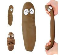 POPOYU Stretchy Poop Toys,Brown Fake Poop Stretchy Poo Stress Relief Ball,Squeeze Poo Fidget Toys for Christmas Stocking Fillers, Stupid Prank Joke Novelty Birthday Gifts for Teens Kids Adults