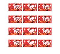 Popp pets Chewy Toffee Milk Chocolate Multipack Box Bundle (12 Boxes x 39g) Traditional Retro Confectionery Toffees Sweets Candy Cartons - Movie Night Snacks