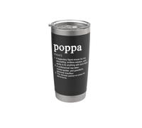 Poppa Definition Funny Noun Cool Stainless Steel Insulated Tumbler