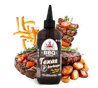 Poppamies BBQ Sauce Texas Barbeque - Smoky & Tangy Flavor Perfect for Grilling Dipping & Marinades - Gluten-Free Vegan - 360g