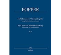 Popper: High School of Violoncello Playing Op. 73 (40 Studies for Cello), Barenreiter BA6978
