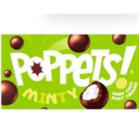 POPPETS DARK CHOCOLATE MINT CREAM 18 x 39g Delicious Tasty And Twisty Treat Gift Hamper For Birthday,Christmas Sold By Kidzbuzz