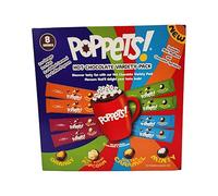 Poppets Hot Chocolate Variety Pack assorted Flavours Orange Mint Salted Caramel Toffee Popcorn with Mini Mallows & Chocolate Sprinkles 259g