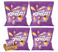 Poppets Poppeggs Milk Chocolate Eggs, Crisp Sugar Shell 80g, Bundle by UrbanShoppi (2x Poppeggs Bags 80g)
