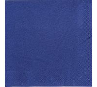 Poppies 33cm 2ply Navy Blue Napkins (375)