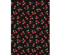 Poppies Floral Fabrics - Lewis & Irene - 100% Quality Cotton Poplin Fabric- Per 0.5 Metre - Sewing Quilting Bunting Dress Fabric - Simply Sew Crafty™ (Poppy Scatter Black)